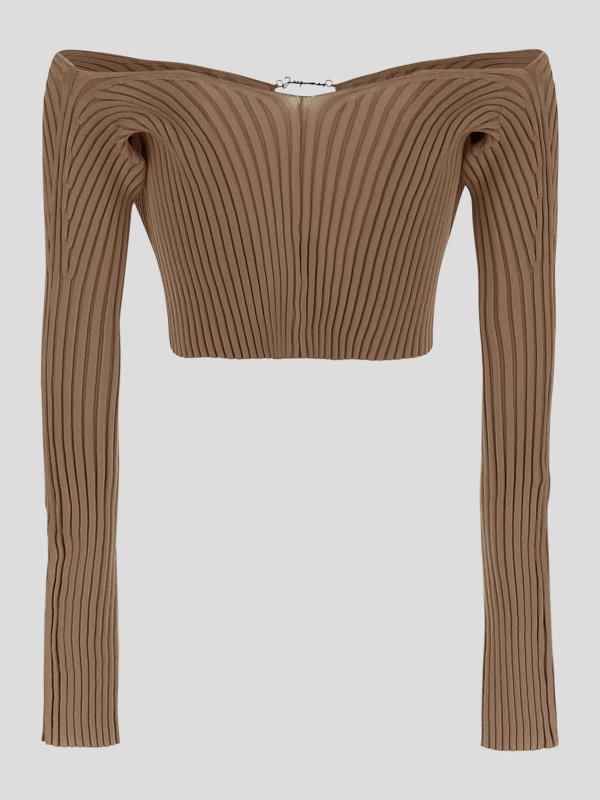 JACQUEMUS: Cardigans online - Cardigan - Braun