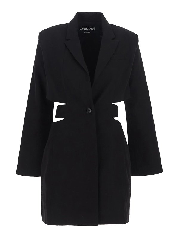 JACQUEMUS: Blazer - Blazer - Schwarz
