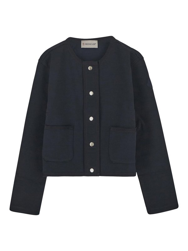 MONCLER JR: スウェット＆セーター - シャツ - ブルー