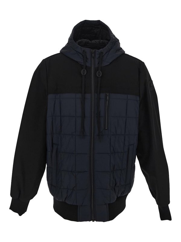 MOOSE KNUCKLES: ボンバージャケット - ボンバージャケット - ブルー