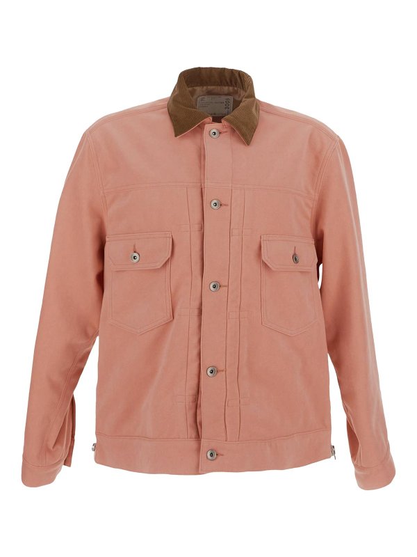 Sacai: カジュアルジャケット - カジュアルジャケット - ヌードカラー