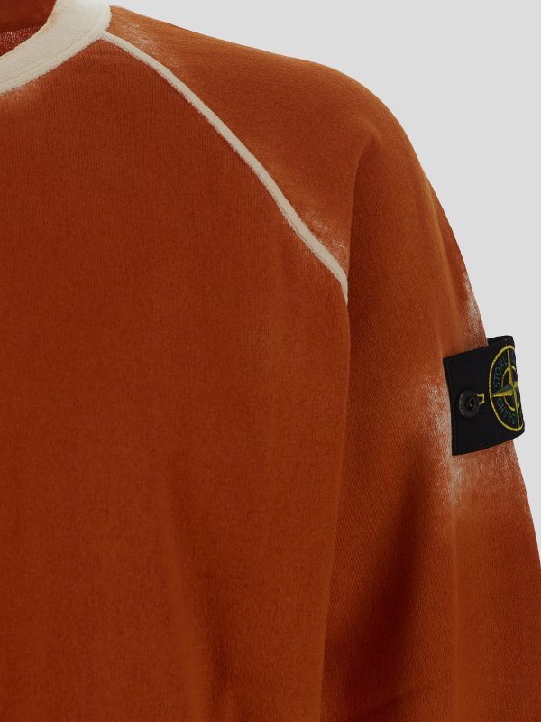 iKRIX STONE ISLAND: クルーネック - クルーネック - グレイッシュブラウン