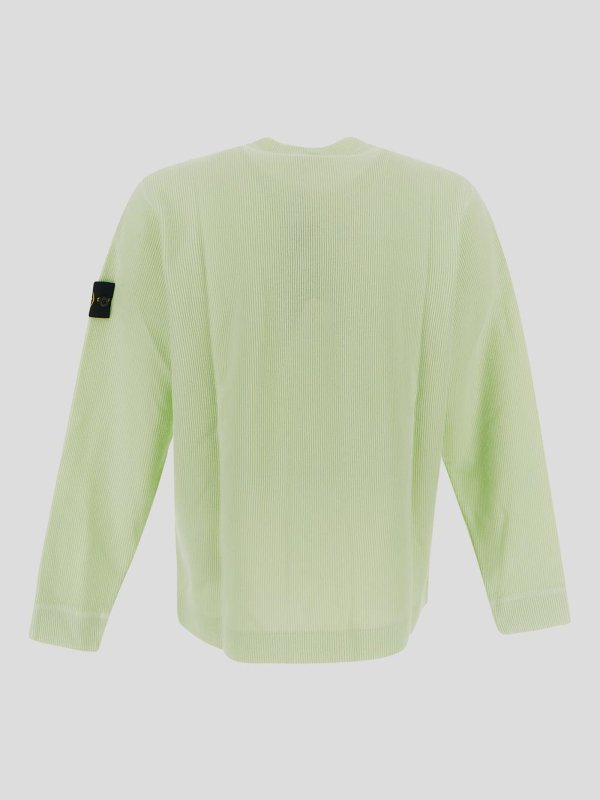 STONE ISLAND: クルーネック online - クルーネック - グレイッシュブラウン