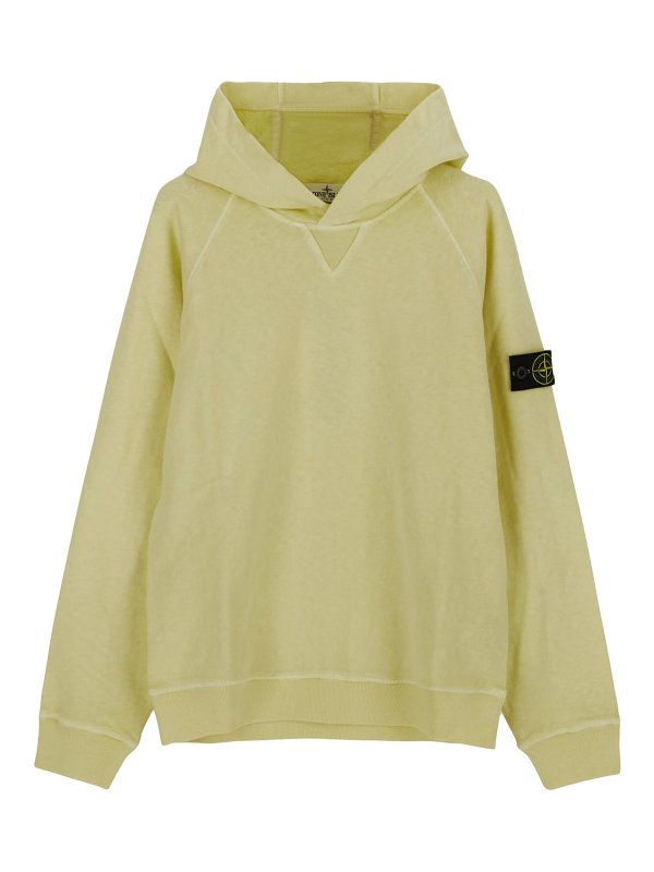 Stone Island Junior: スウェット＆セーター - シャツ - イエロー