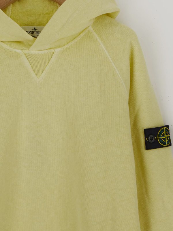 The Best Shops Stone Island Junior: スウェット＆セーター - シャツ - イエロー