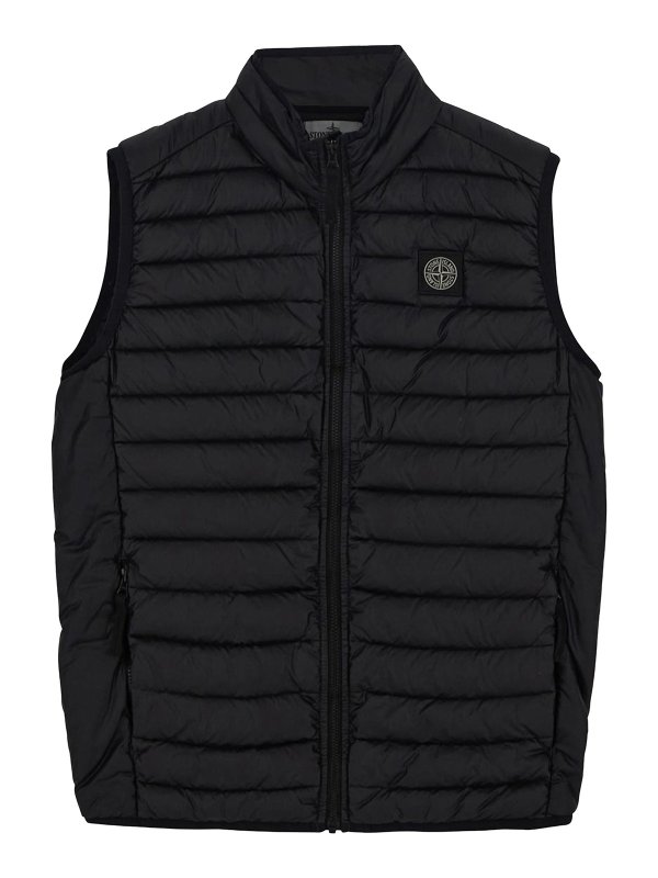 Stone Island Junior: カジュアルジャケット - カジュアルジャケット - 黒