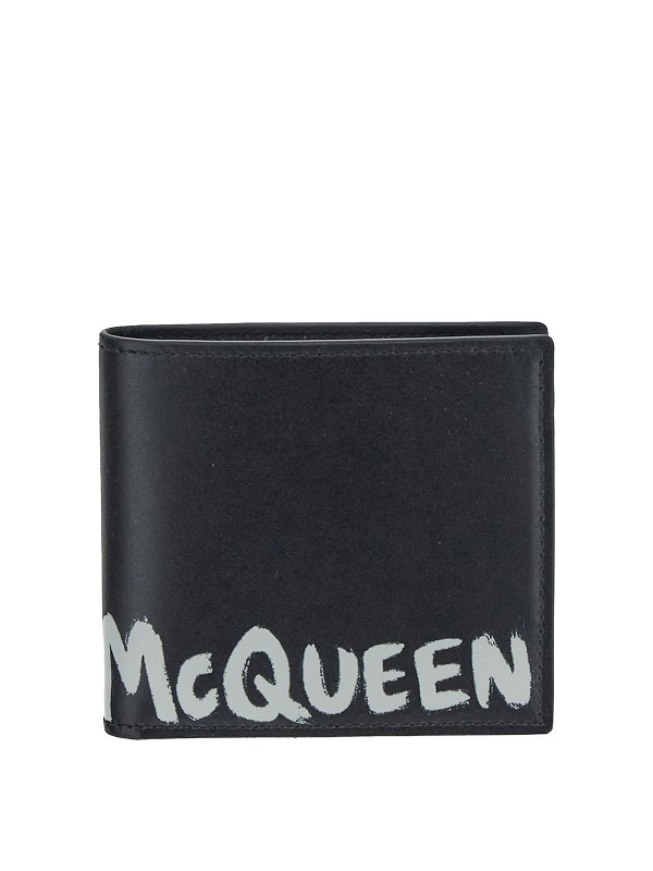 ALEXANDER MCQUEEN: wallets & purses - graffiti logo wallet