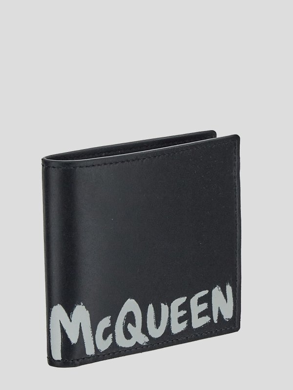 ALEXANDER MCQUEEN: wallets & purses online - graffiti logo wallet