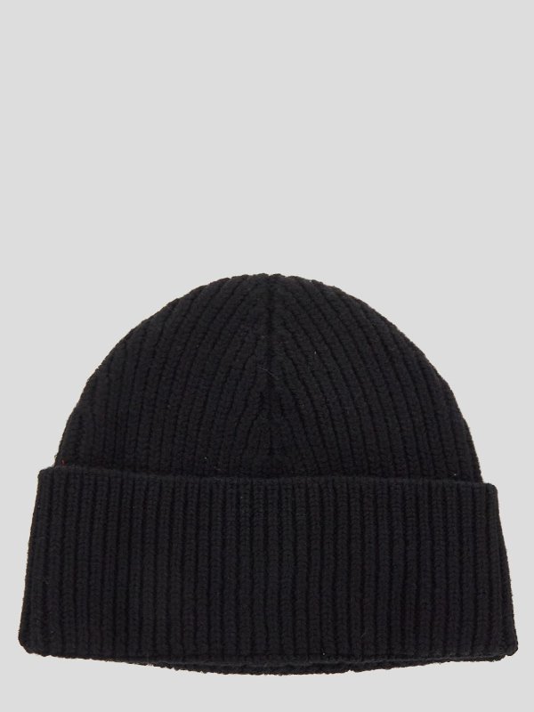 AMI PARIS: ニットキャップ online - ビーニー帽 - 黒