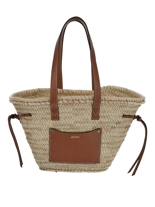 ISABEL MARANT: バケットバッグ - バケットバッグ - ベージュ