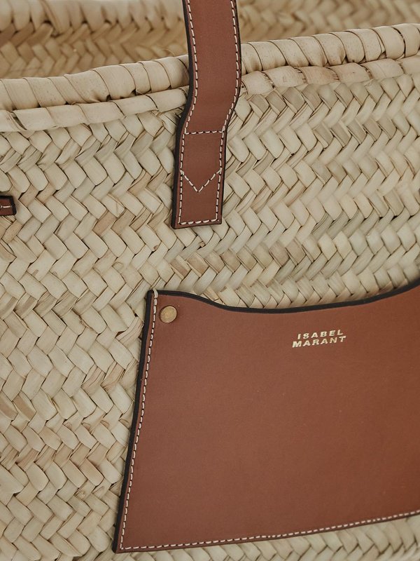 バケットバッグ - ベージュ shop online: ISABEL MARANT