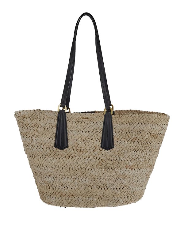 Max Mara: totes bags - Straw bag