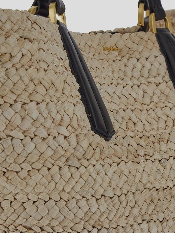 Straw bag shop online: Max Mara