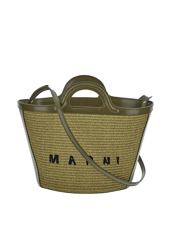 Marni: totes bags - Marni olive bag 