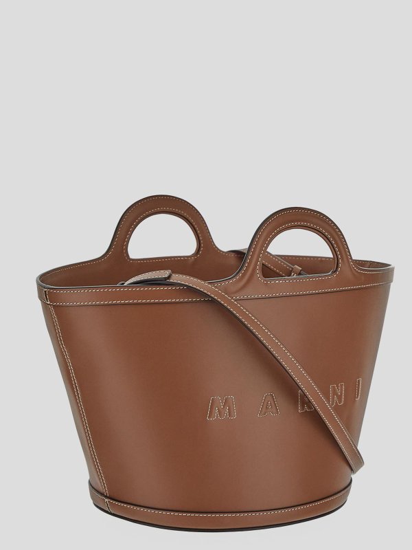 Marni: Sacs seau  online - Sac Seau - Marron
