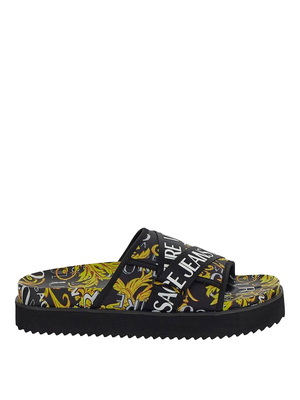 Versace Jeans Couture: サンダル - サンダル - ブルー