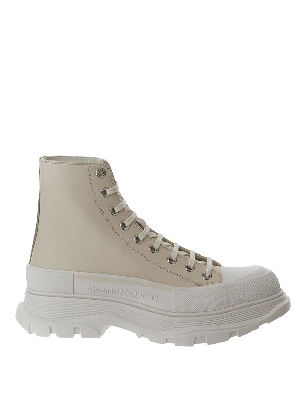 ALEXANDER MCQUEEN: ブーティー - スニーカー - ベージュ