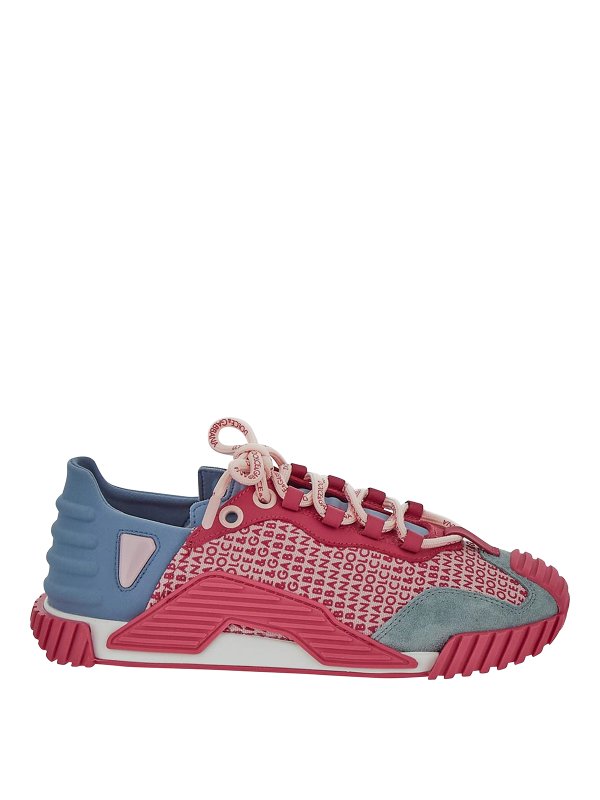 DOLCE & GABBANA: Chaussures de sport - Baskets - Rose Clair