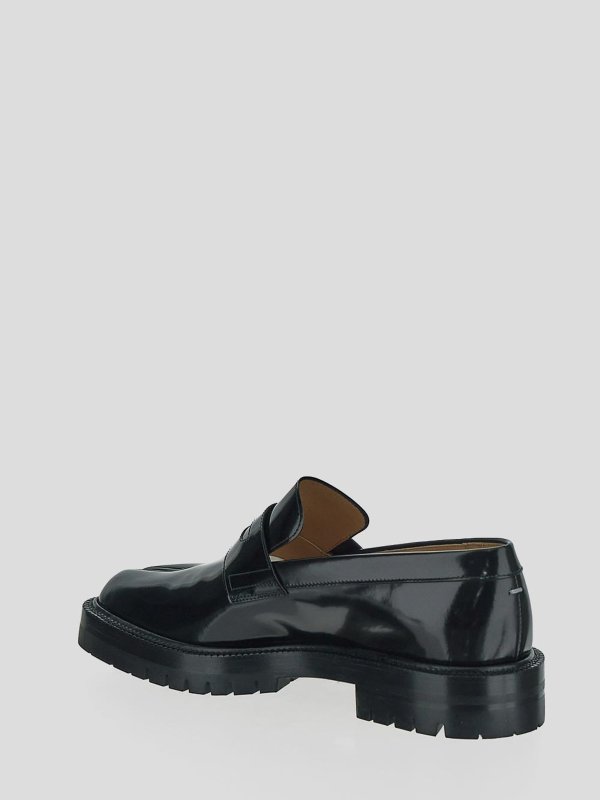 The Best Shops Maison Margiela: Mocassini e slippers - Mocassini Tabi in pelle spazzolata