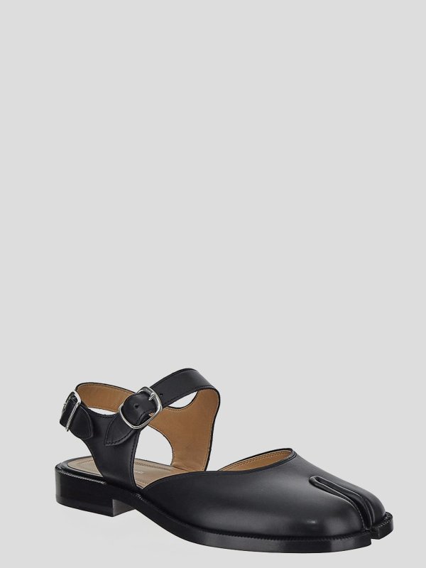 Maison Margiela: ミュール online - フラットシューズ - 黒