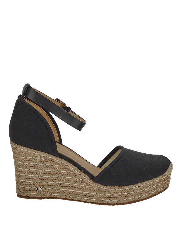 Michael Michael Kors: Sandalen - Espadrilles - Schwarz