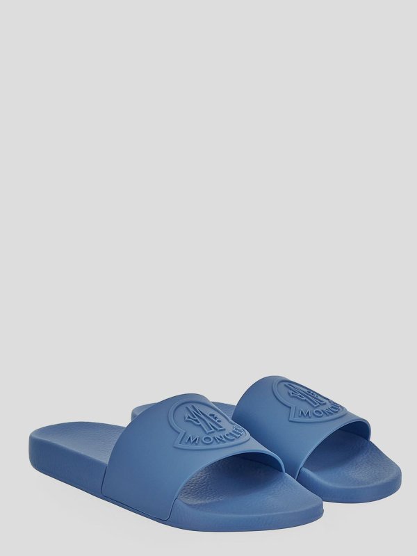 MONCLER: Zehentrenner online - Pantoletten - Hellblau