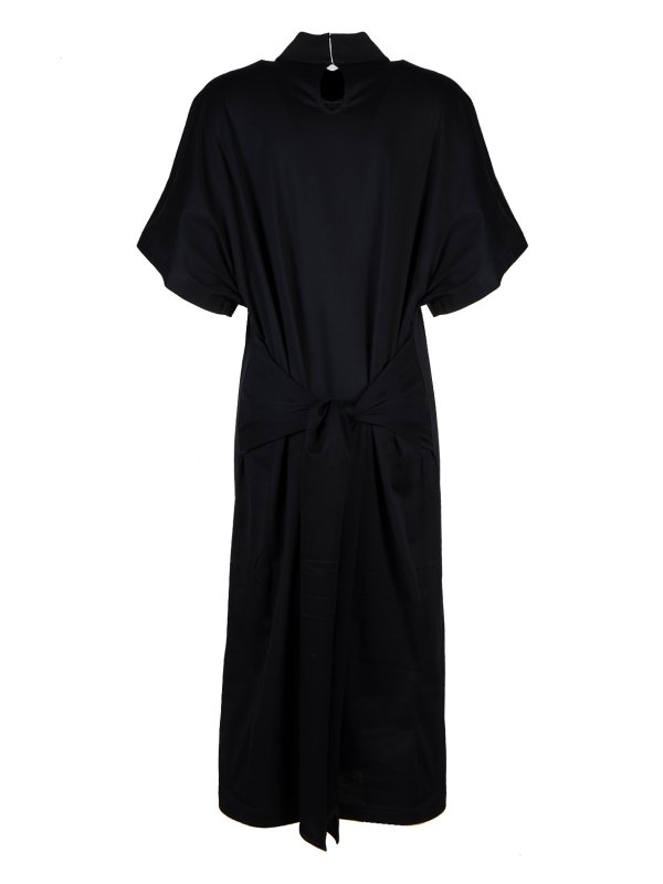 KARL LAGERFELD: knee length dresses online - Wrap jersey dress