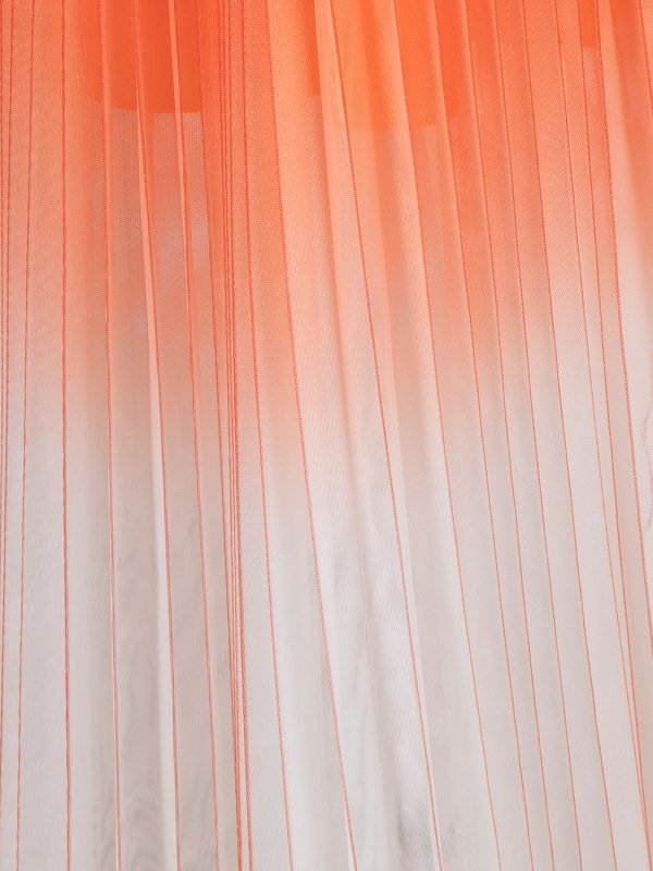 iKRIX KARL LAGERFELD: Knee length skirts & Midi - Pleated mesh ombre skirt
