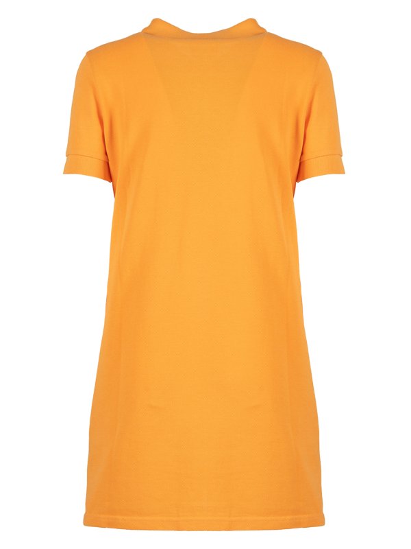 KENZO: knee length dresses online - Crest logo polo dress