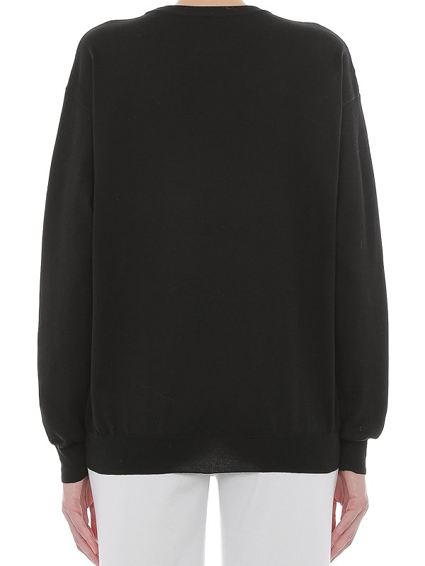 iKRIX MOSCHINO: Rundhalspullover - Schwarz
