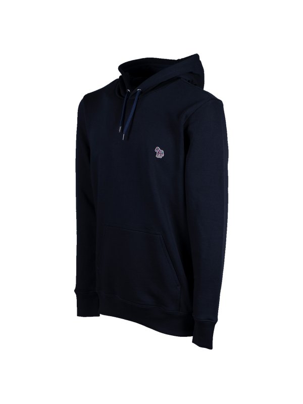スウェット・トレーナー [PS PAUL SMITH] Zebra Patch Hoodie Ps by Paul Smith Zebra hoodie - Black - Men | M2R284SFZEBRA79