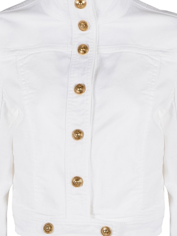 The Best Shops Versace Jeans Couture: デニムジャケット - ブレザー - 白