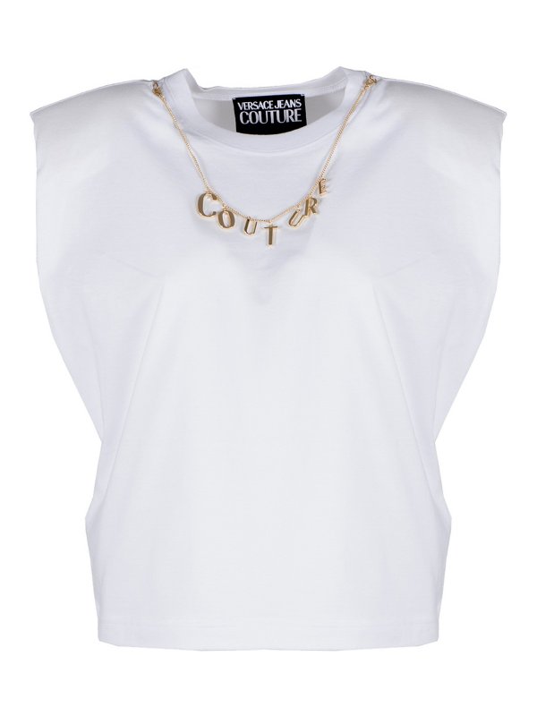 Versace Jeans Couture: Tops & Tank tops - Couture charms top