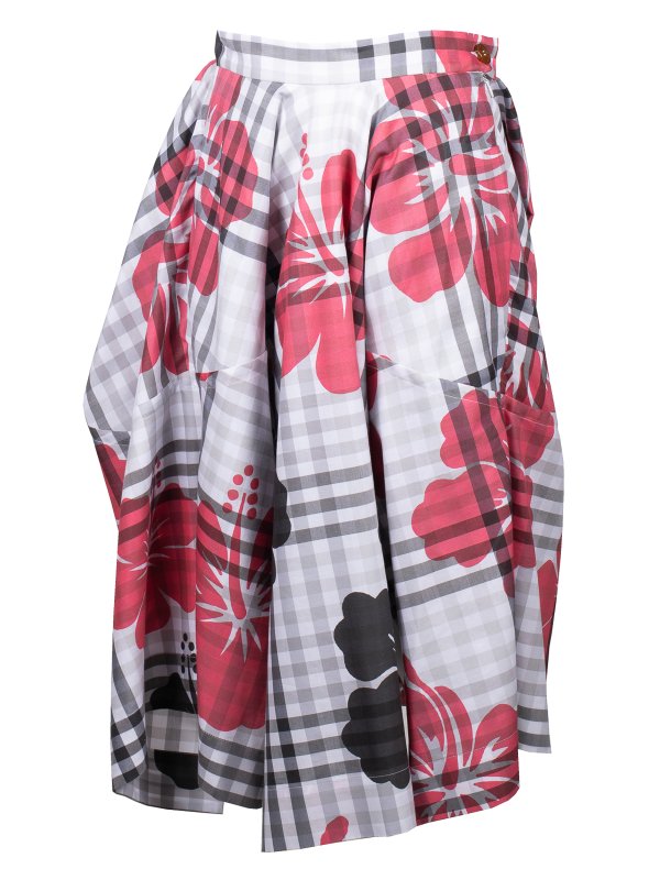 VIVIENNE WESTWOOD: ニーレングススカート＆ミディ丈 online - 膝丈/ミディスカート - マルチカラー