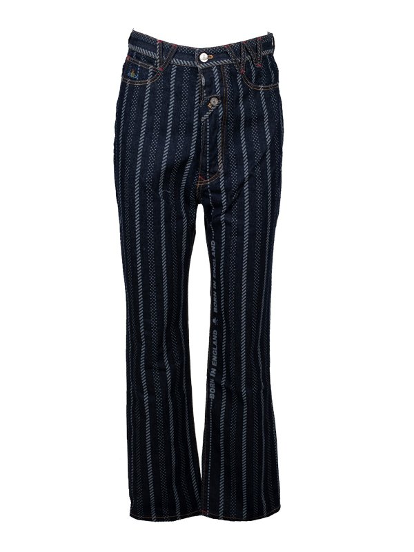 VIVIENNE WESTWOOD: straight leg jeans - Pull down jeans