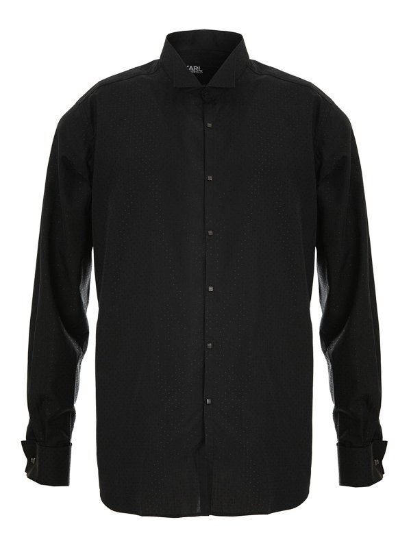 KARL LAGERFELD: Camisas - Camisa - Negro