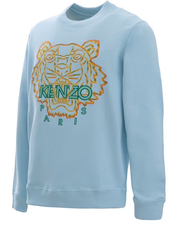 Kenzo blue deals tiger sweatshirt