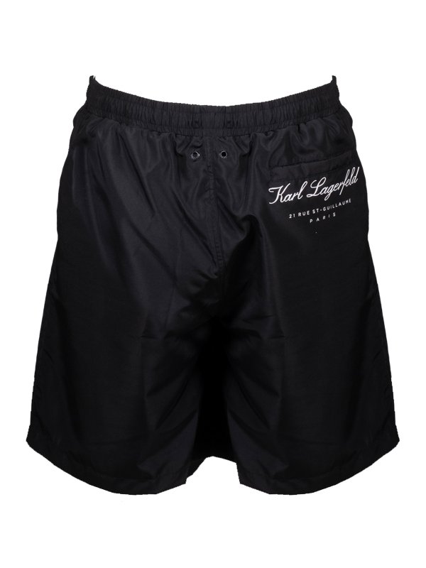 The Best Shops KARL LAGERFELD: Bañadores y boxer de baño - Shorts - Negro