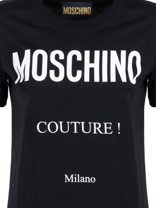MOSCHINO: Tシャツ online - Tシャツ - 黒