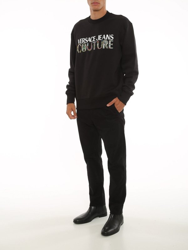 Versace Jeans Couture buy online Logo bijoux sweatshirt