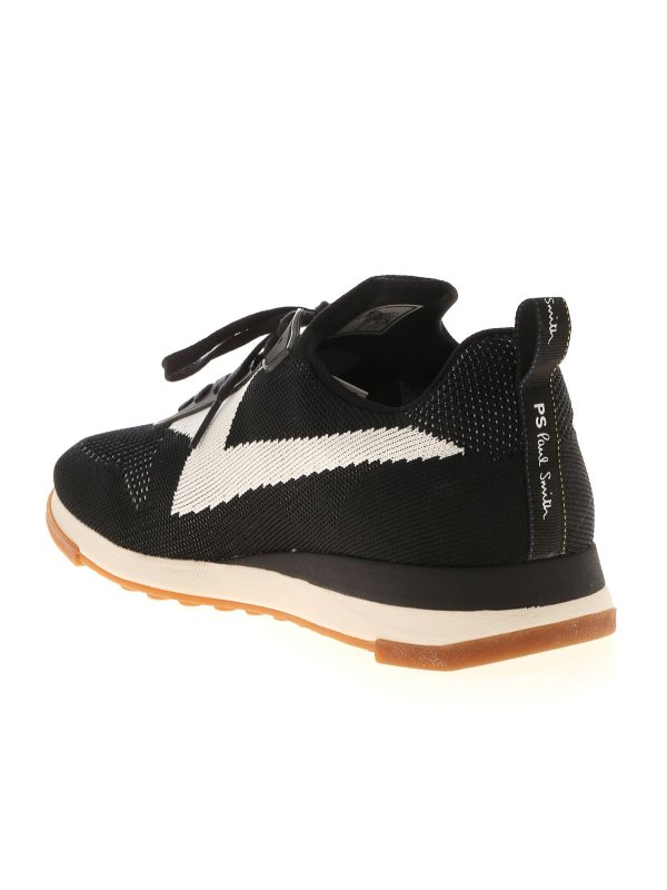 iKRIX PAUL SMITH: trainers - Rocked trainers black recycled knit