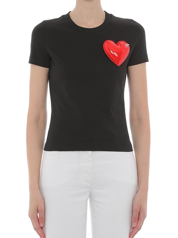 MOSCHINO: t-shirts online - Inflatable heart tshirt