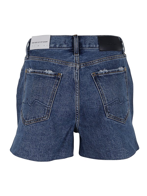 7 FOR ALL MANKIND: トラウザーショーツ online - ショートパンツ - ブルー