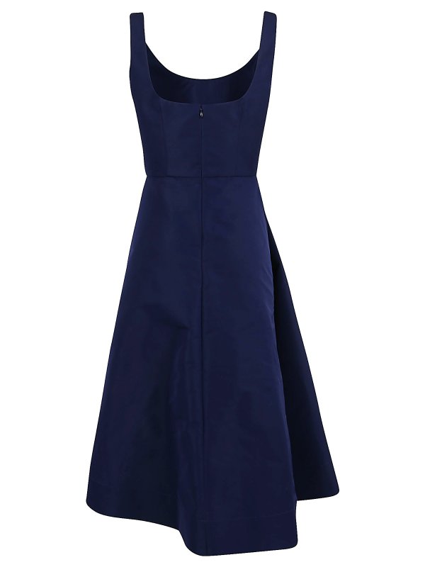 ALEXANDER MCQUEEN: マキシドレス online - 膝丈/ミディスカート - ブルー