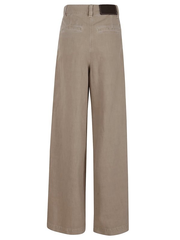 BRUNELLO CUCINELLI: カジュアルトラウザー online - カジュアルパンツ - ブラウン