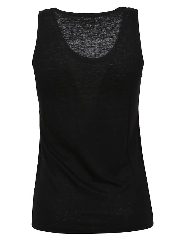 MAJESTIC - FILATURES DU LION: Tops & Débardeurs online - Top noir