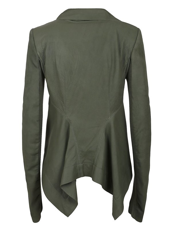 RICK OWENS: leather jacket online - Leather jacket