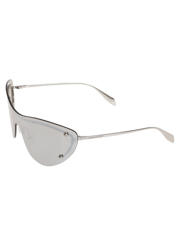 ALEXANDER MCQUEEN: 眼鏡 online - 眼鏡 - 銀