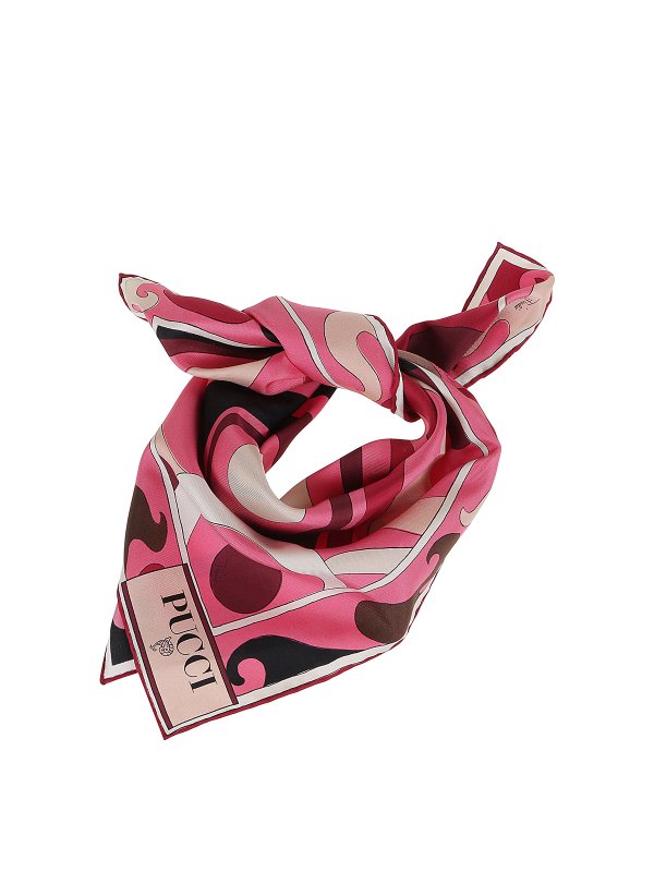 EMILIO PUCCI: sciarpe e foulard - Sciarpa - twill di seta