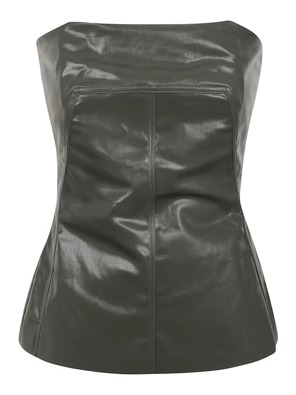 RICK OWENS: トップス＆タンクトップ - トップ/タンクトップ - デニム